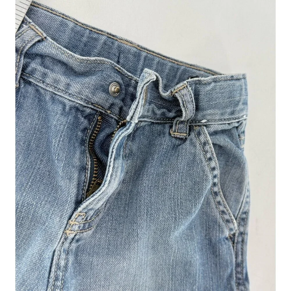 Gymboree Boy’s Denim Jean Cargo Shorts Size 5 Adjustable Waist Normcore‎